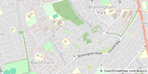 Map of Luton