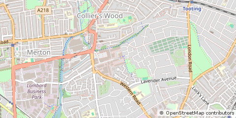 Map of Merton, London
