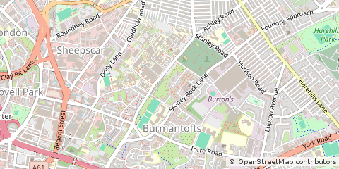 Map of Leeds