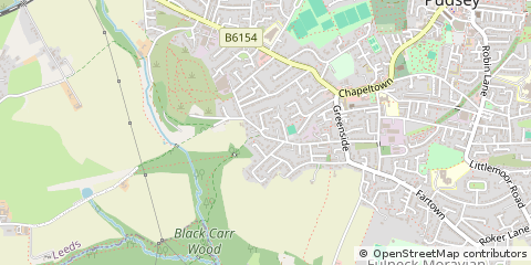 Map of Pudsey