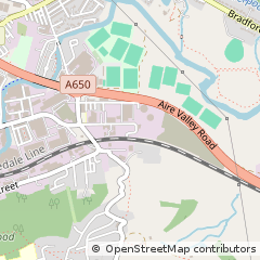 Map of Keighley, West Yorkshire