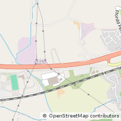 Map of Carmarthen, Carmarthenshire