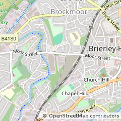 Map of Brierley Hill, West Midlands