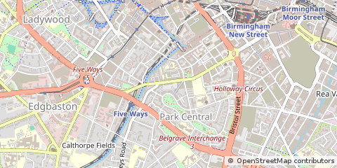 Map of Birmingham