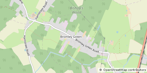 Map of Ashford, Kent