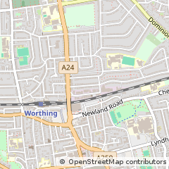 Map of Worthing