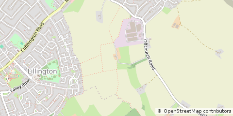 Map of Leamington SPA, Warwickshire