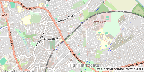 Map of Harrogate
