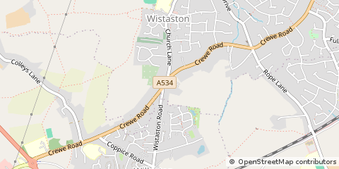 Map of Crewe