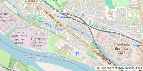 Map of Clydebank