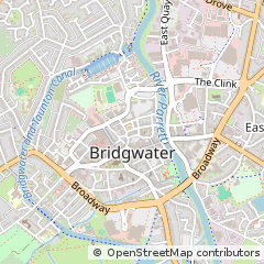 Map of Bridgwater, Somerset