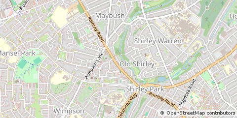Map of Southampton