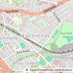 Map of Leeds, West Yorkshire