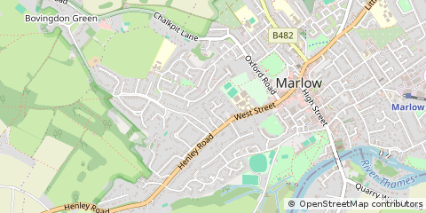 Map of Marlow