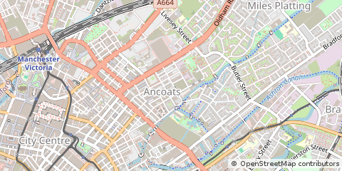 Map of Manchester