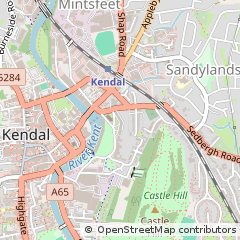 Map of Kendal, Cumbria