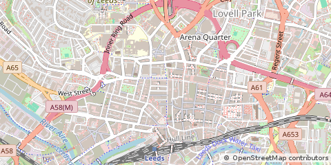 Map of Leeds