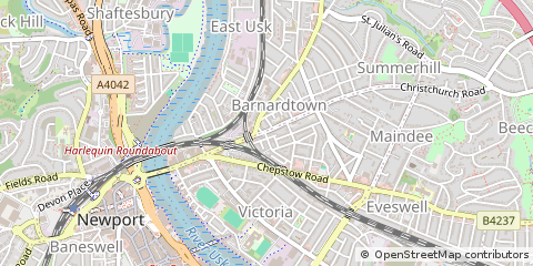 Map of Newport