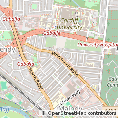 Map of Cardiff