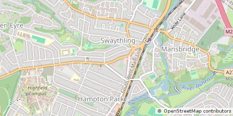 Map of Southampton