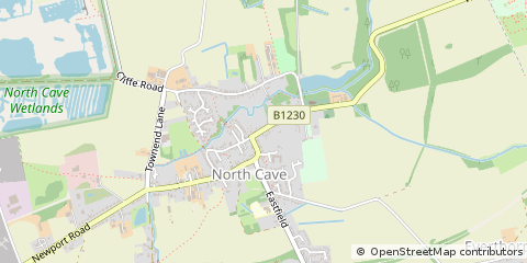 Map of Brough, North Humberside
