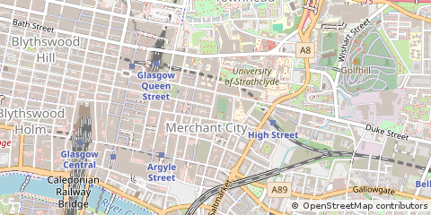 Map of Glasgow