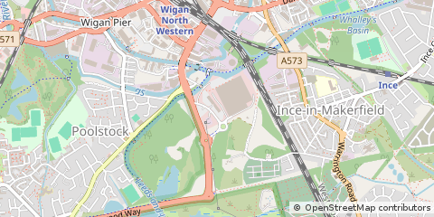 Map of Wigan