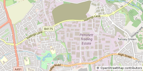 Map of Kingswinford, West Midlands