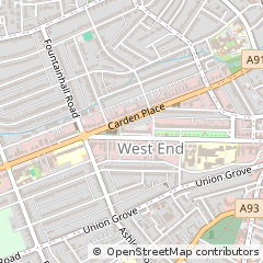 Map of Aberdeen