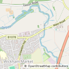 Map of Woodbridge, Suffolk