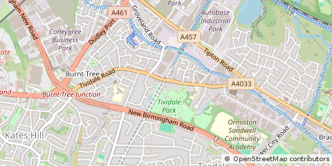 Map of Oldbury, West Midlands