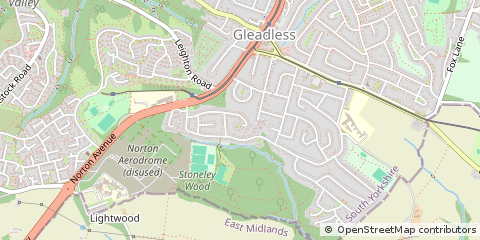 Map of Sheffield