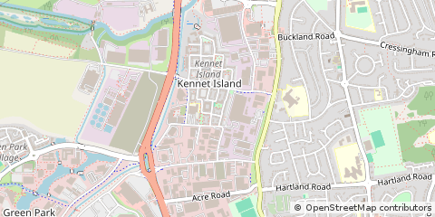 Map of Reading, Berkshire
