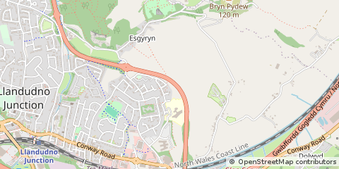 Map of Llandudno Junction