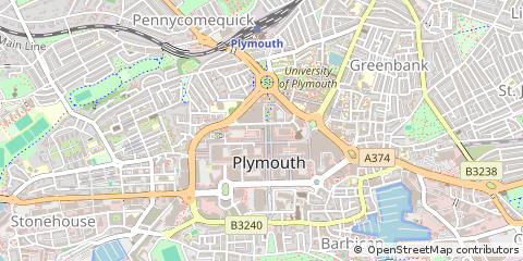 Map of Plymouth