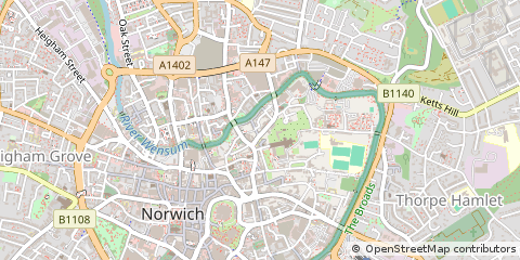 Map of Norwich
