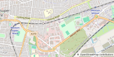 Map of Weston-Super-Mare