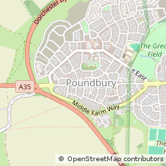 Map of Dorchester, Dorset