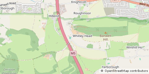 Map of Banwell, North Somerset