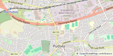 Map of Pudsey, Hertfordshire