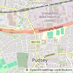 Map of Pudsey, Hertfordshire