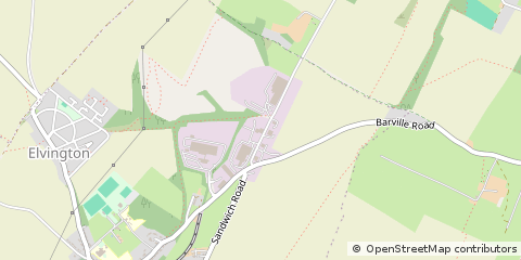 Map of Dover, Kent