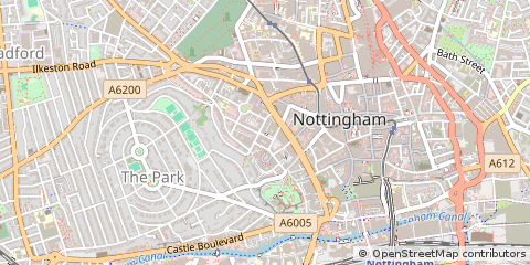 Map of Nottingham