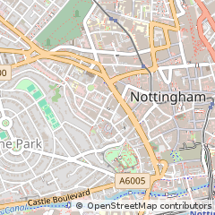 Map of Nottingham