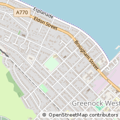 Map of Greenock