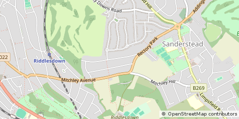 Map of South Croydon