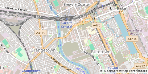 Map of South Wales
