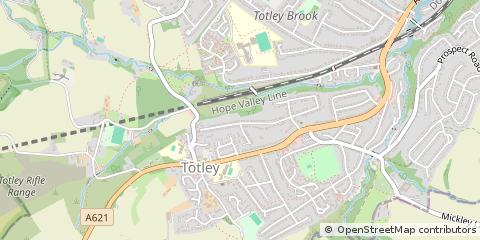 Map of Sheffield