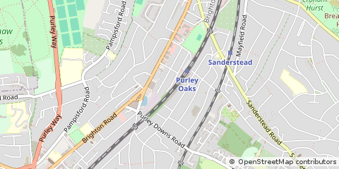 Map of South Croydon