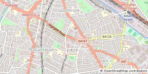Map of Birmingham